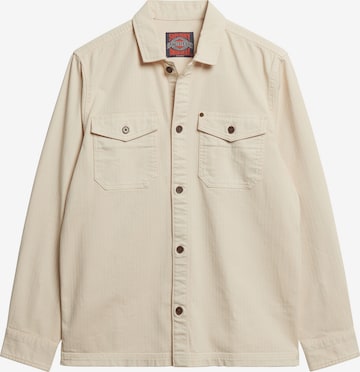 Superdry Between-Season Jacket 'The Merchant Store' in Beige: front