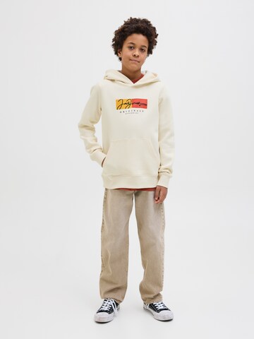 Jack & Jones Junior Sweatshirt 'JORFrederiksberg' i beige