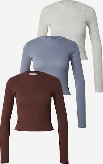 studioselect Paita 'Caya' värissä kyyhkynsininen / tummanruskea / meleerattu harmaa, Tuotenäkymä