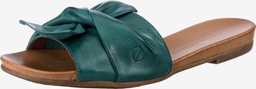 Paul Vesterbro Mules in Green: front