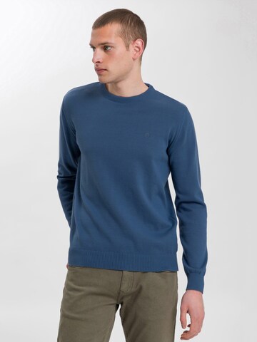 Cross Jeans Pullover in Blau: predná strana