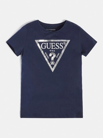 GUESS - Camiseta en azul