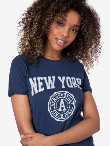 AÉROPOSTALE - Camisa 'New York' em azul