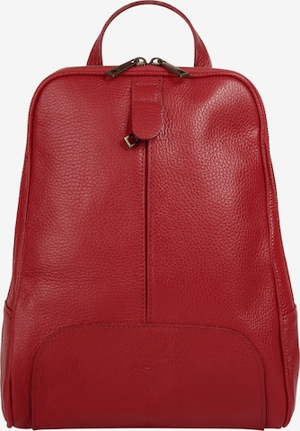 Samantha Look Backpack in Red: front