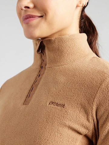 PROTEST Sportpullover 'PRTRemutez' in Braun