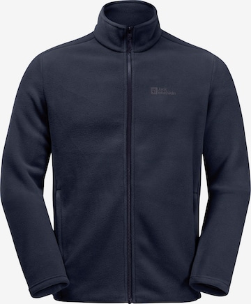 Veste en polaire fonctionnelle 'Winterstein' JACK WOLFSKIN en bleu : devant