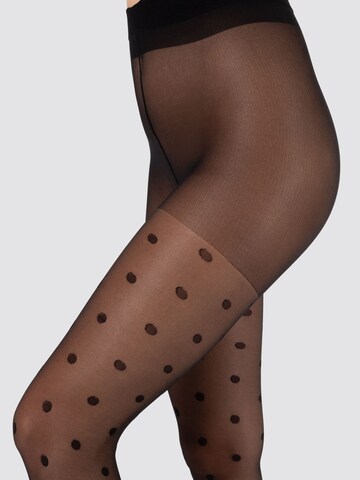 camano Fijne panty in Zwart