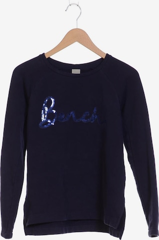 BENCH Sweatshirt & Zip-Up Hoodie in S in Blue: front
