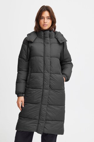 Oxmo Winter Coat 'Tammy' in Grey: front