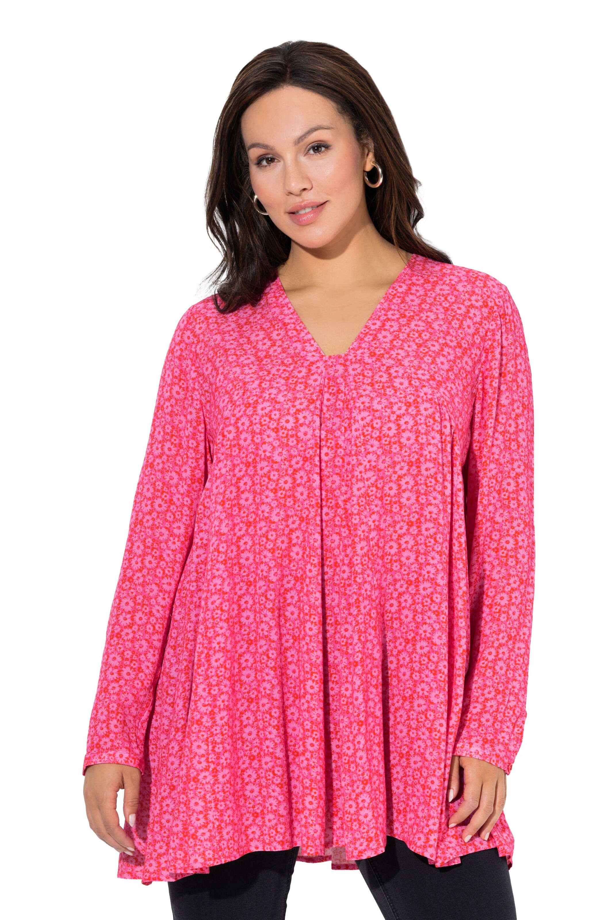Ulla Popken Blouse in Pink: front