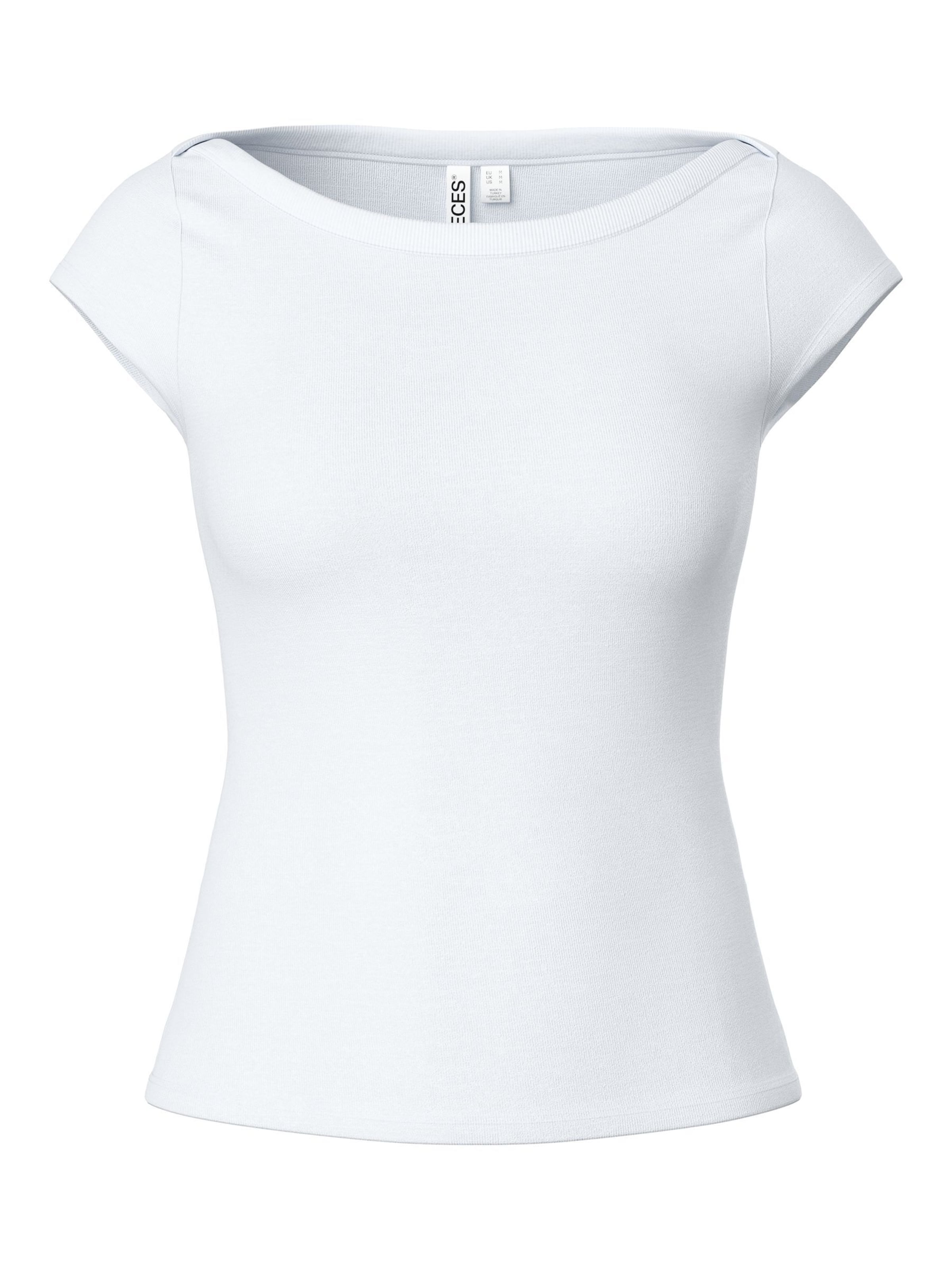 PIECES - Camiseta 'PCSof' en blanco: frente