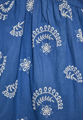 DreiMaster Vintage - Vestido de verano en azul