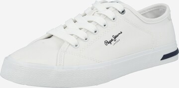 Baskets basses 'KENTON ROAD' Pepe Jeans en blanc : devant