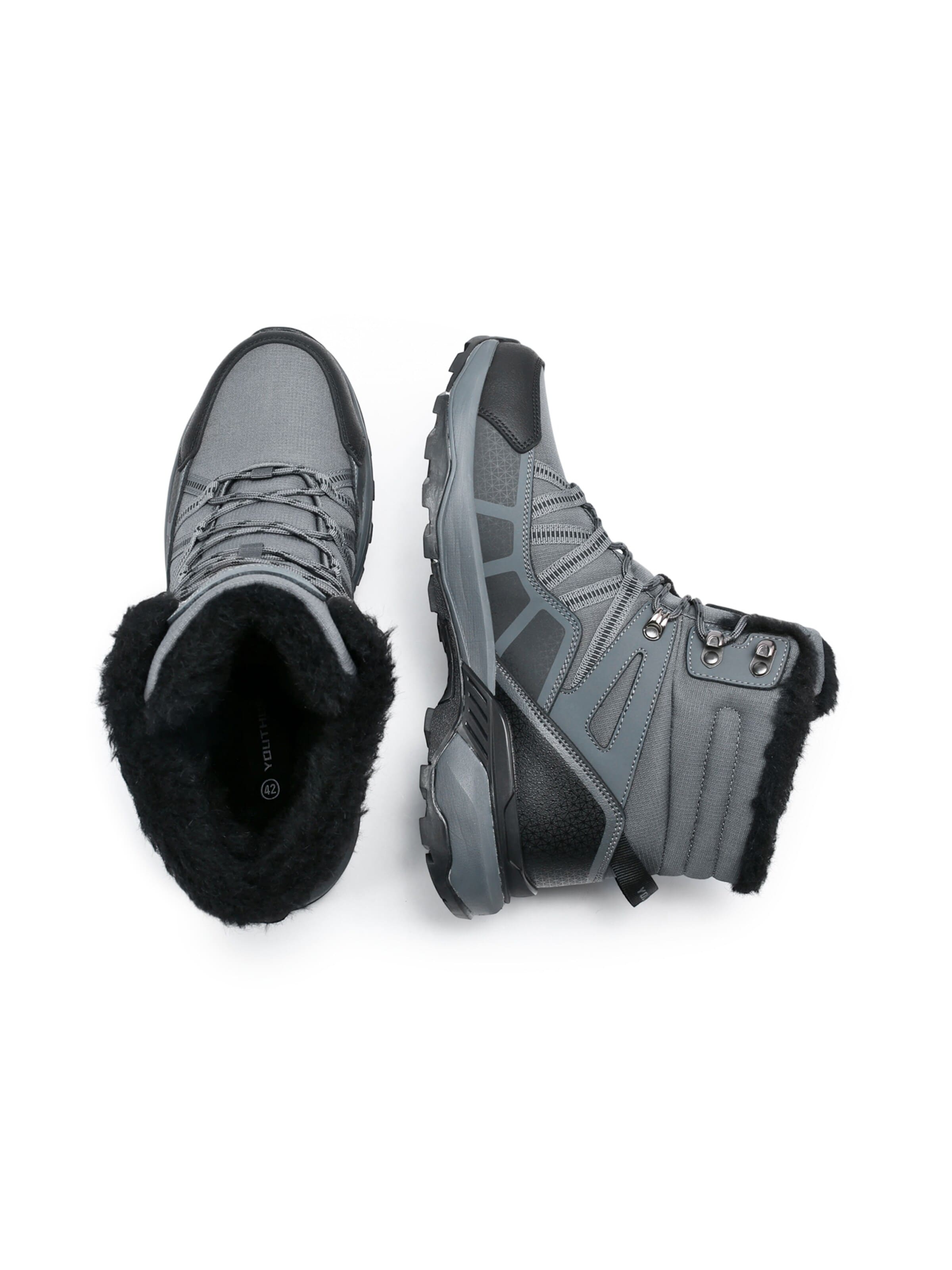 YOUTHUP Snow Boots 'Trittfest' in Grey