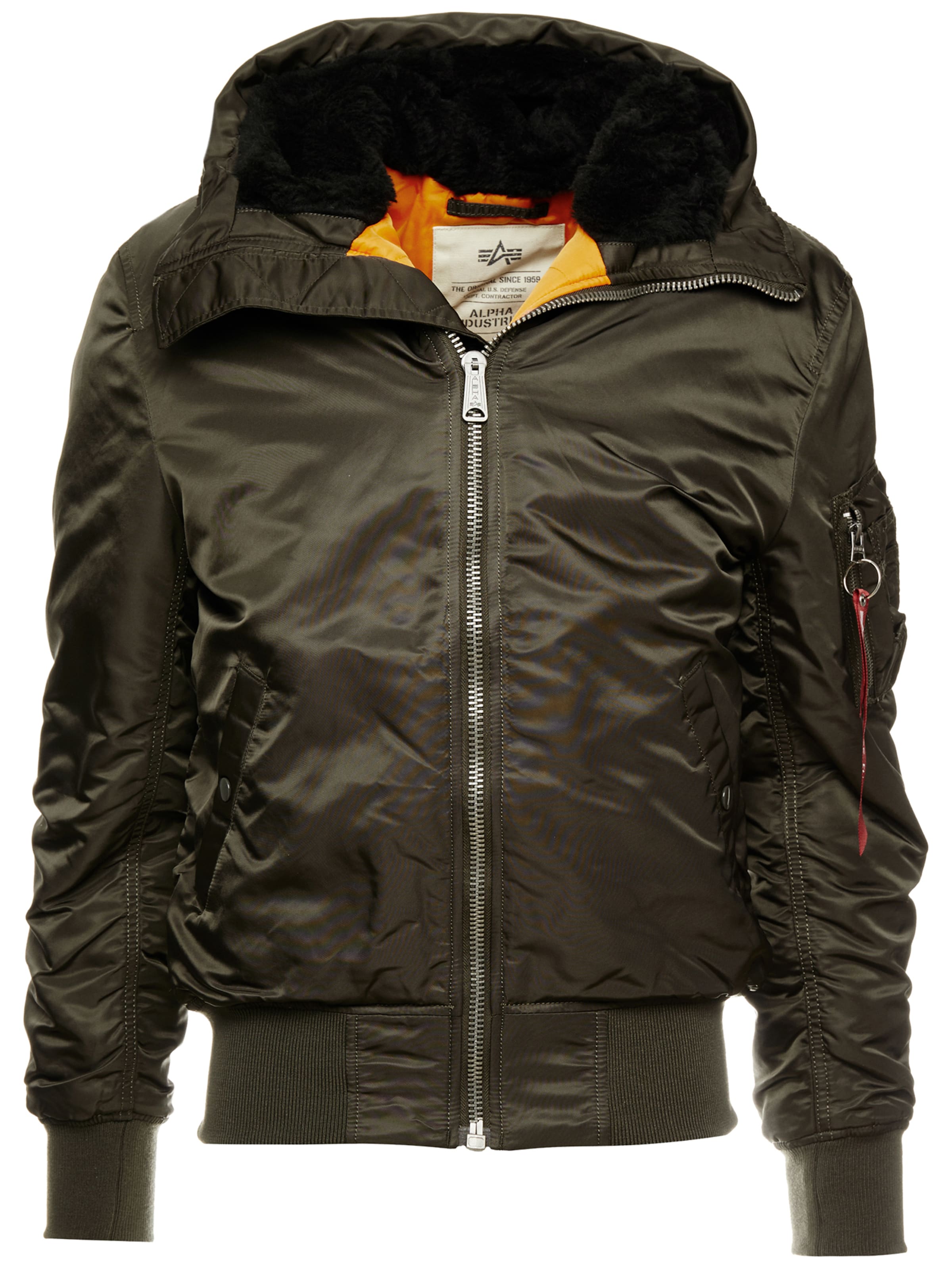 Giacca invernale 'Ma-1' di ALPHA INDUSTRIES in verde: frontale