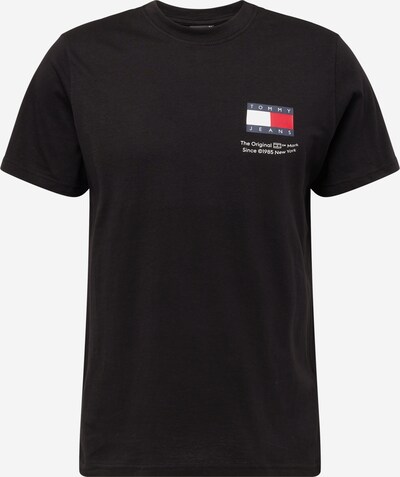 Tommy Jeans T-Shirt 'Essential' en bleu marine / noir / blanc, Vue avec produit