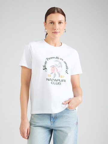 NAPAPIJRI Shirts 'SALMYS' i hvid: forside