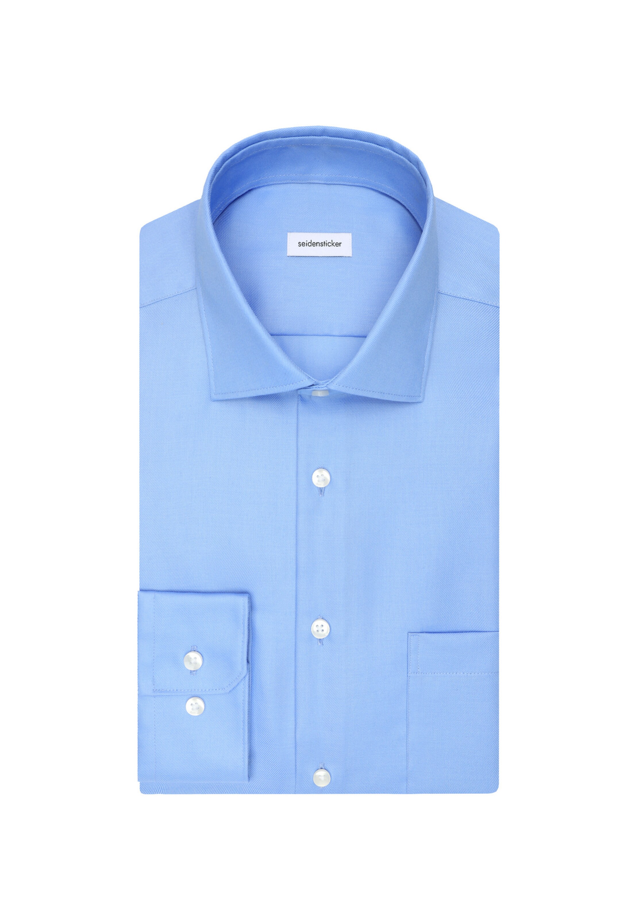 Coupe regular Chemise business 'Schwarze Rose' SEIDENSTICKER en bleu