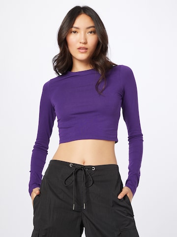 WEEKDAY Shirt in Purple: front