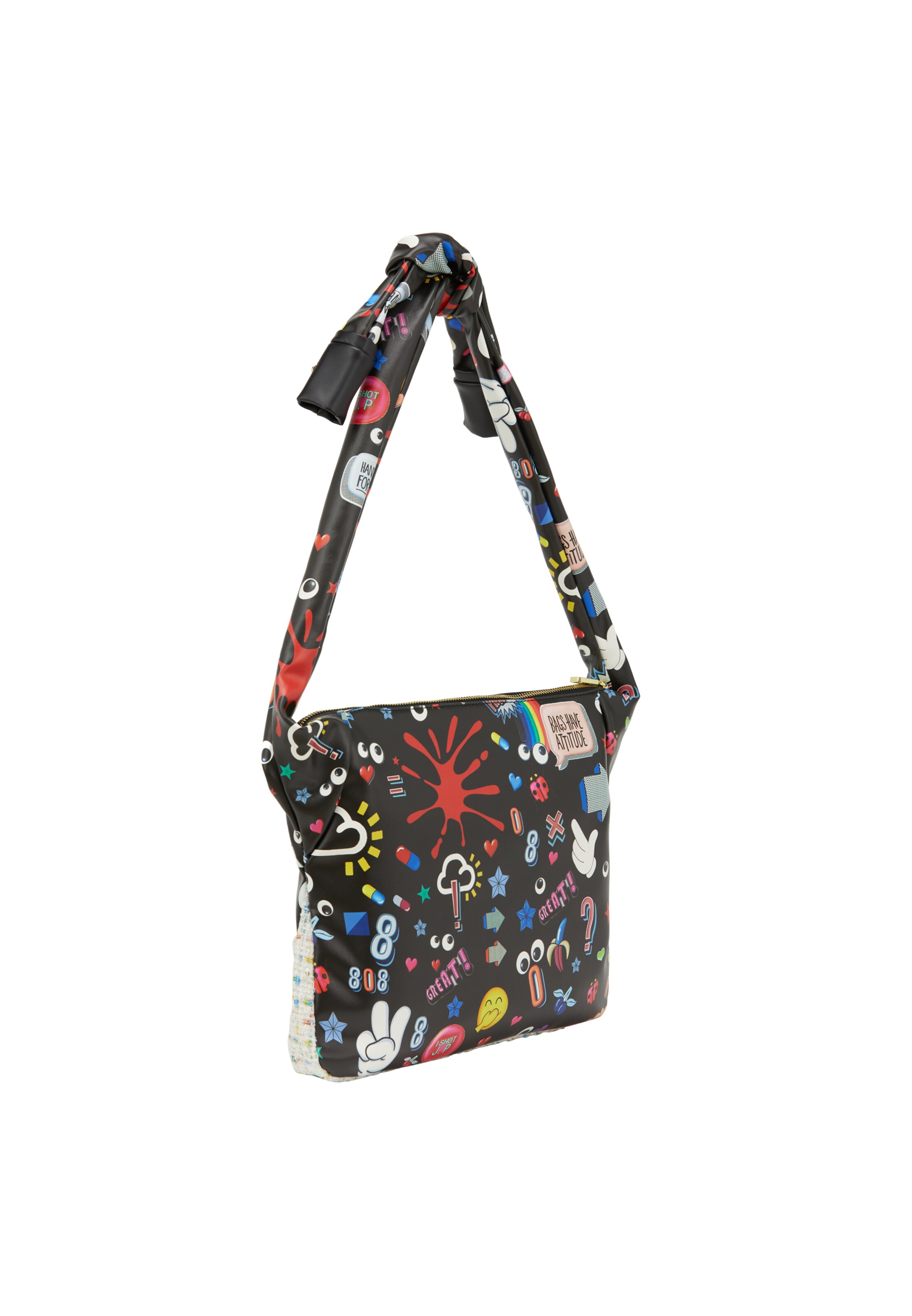 MYMO Shoulder Bag 'Pop Eytheme' in Black