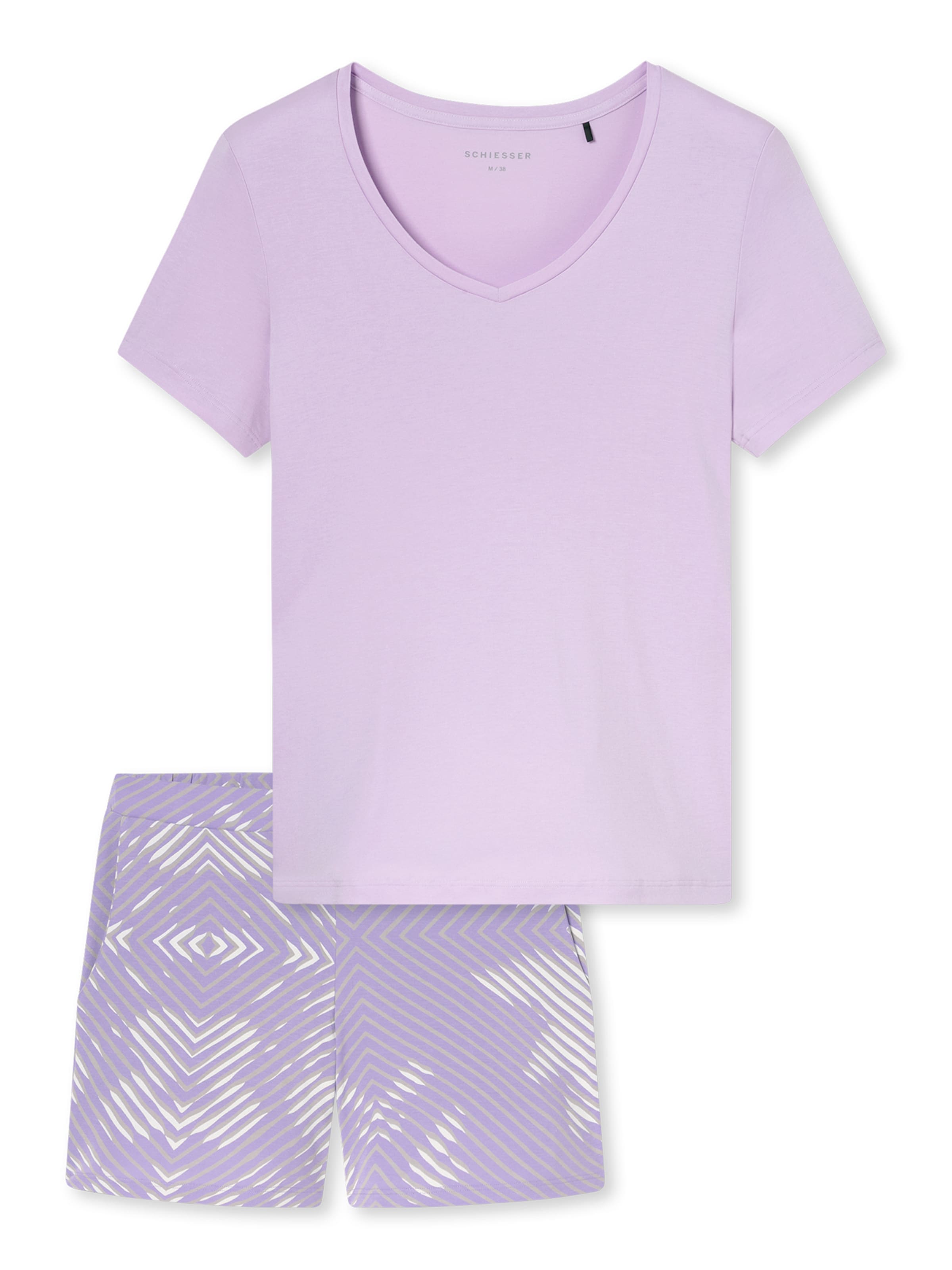 SCHIESSER Shorty ' Modern Nightwear ' in S in flieder / orchidee, Produktansicht