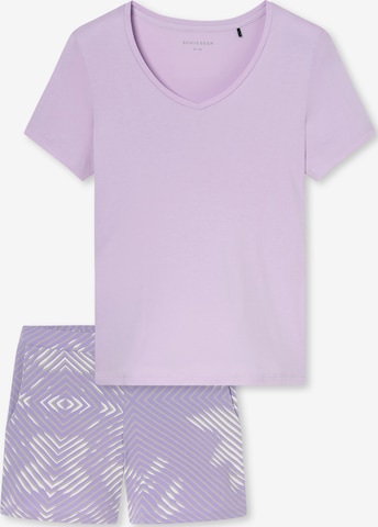 Pyjama ' Modern Nightwear ' SCHIESSER en bleu : devant