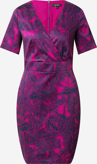 COMMA Kleid in nachtblau / lila / pink, Produktansicht
