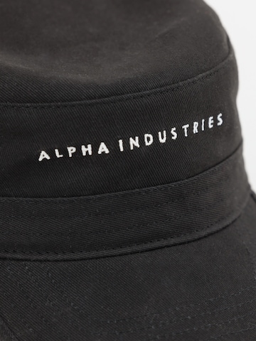 Casquette ALPHA INDUSTRIES en noir