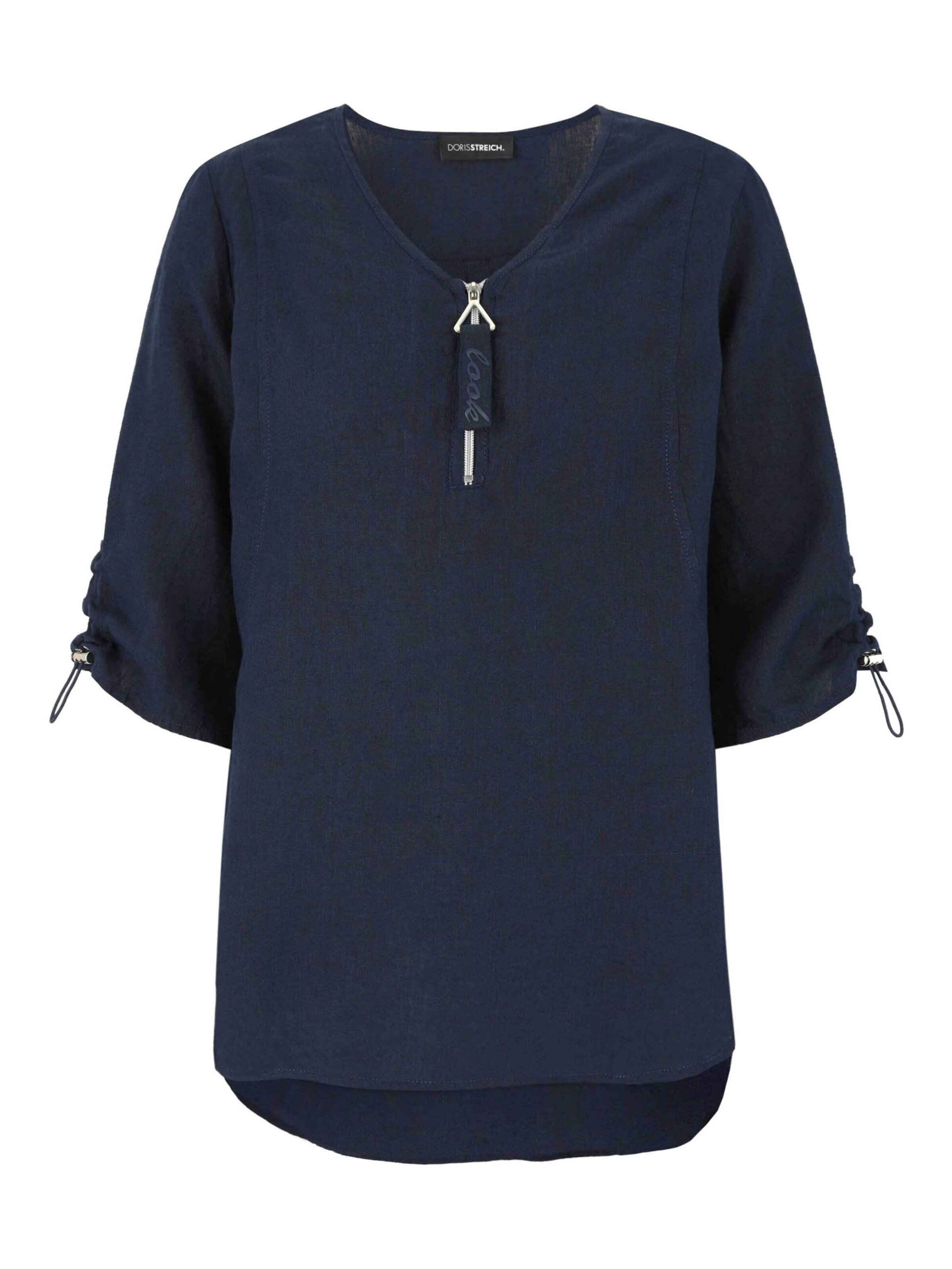 Doris Streich Bluse in Blau: Vorderseite