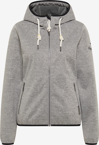 Schmuddelwedda Fleece Jacket in Grey: front