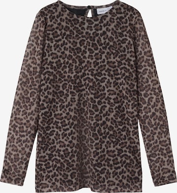 NAME IT - Camiseta en marrón: frente