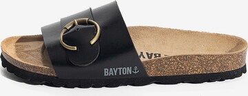 BaytonNatikače s potpeticom 'Orense' - crna boja: prednji dio
