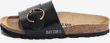 Bayton - Zapatos abiertos 'Orense' en negro: frente
