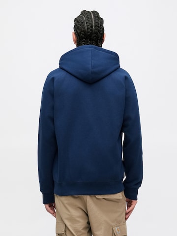Carhartt WIP Zip-Up Hoodie in Blue