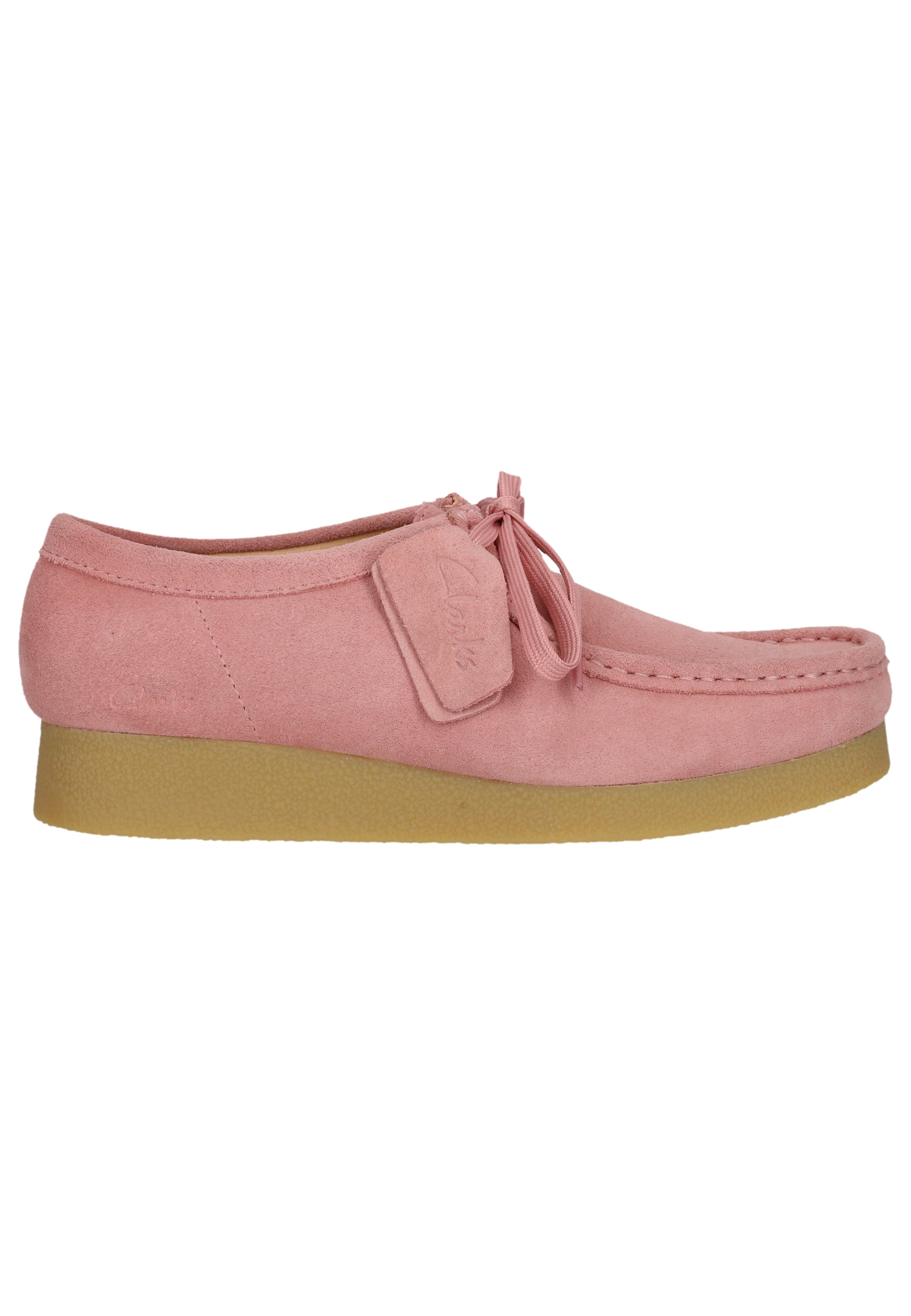 CLARKS Moccasin 'Wallabee EVO' in Pink