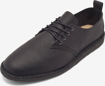 EKN Footwear Lace-Up Shoes 'Pear' in Black: front