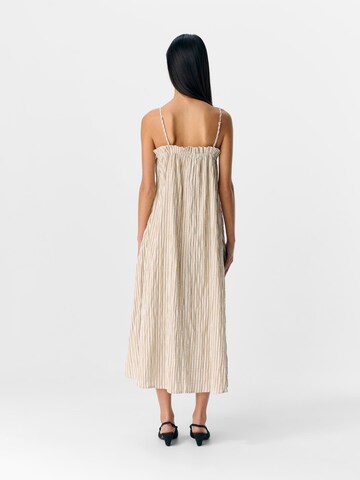 OBJECT Sommerkjole 'OBJFine' i beige