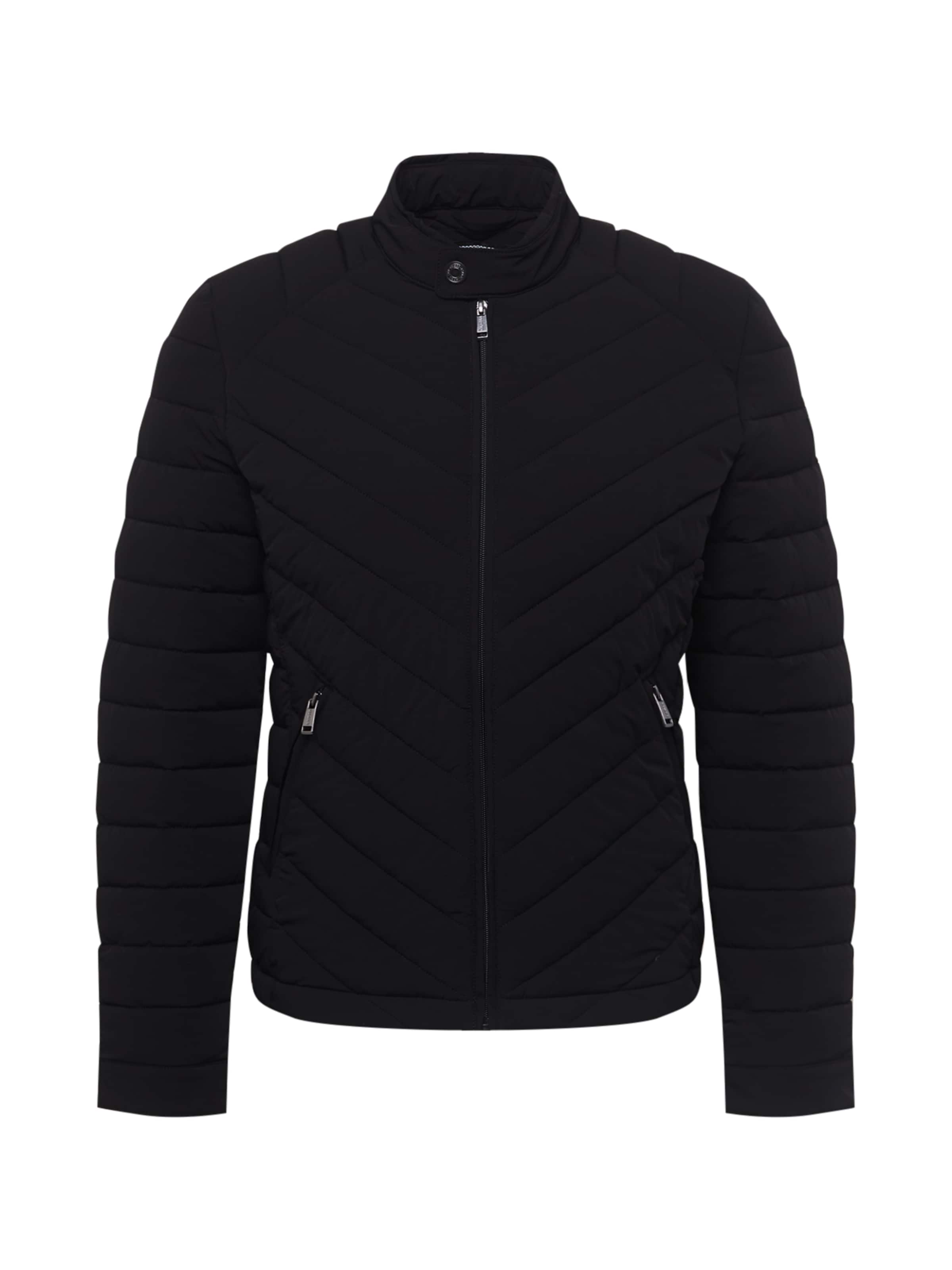 Geacă de primăvară-toamnă de la GUESS pe negru: față