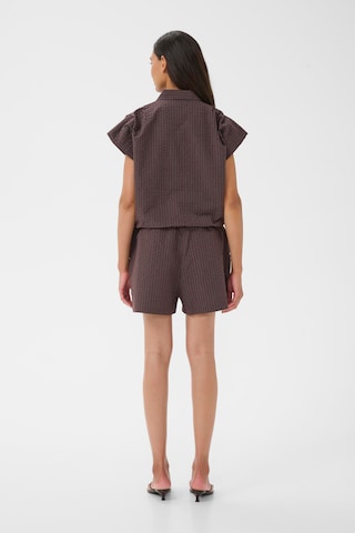 Loosefit Pantalon 'Edith' KAREN BY SIMONSEN en marron