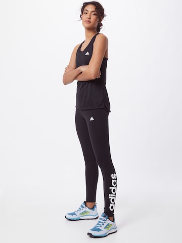 ADIDAS SPORTSWEAR Skinny Παντελόνι φόρμας 'Essentials' σε μαύρο