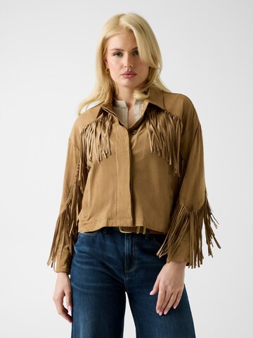 GUESS Between-Season Jacket 'Ibby' in Beige: front