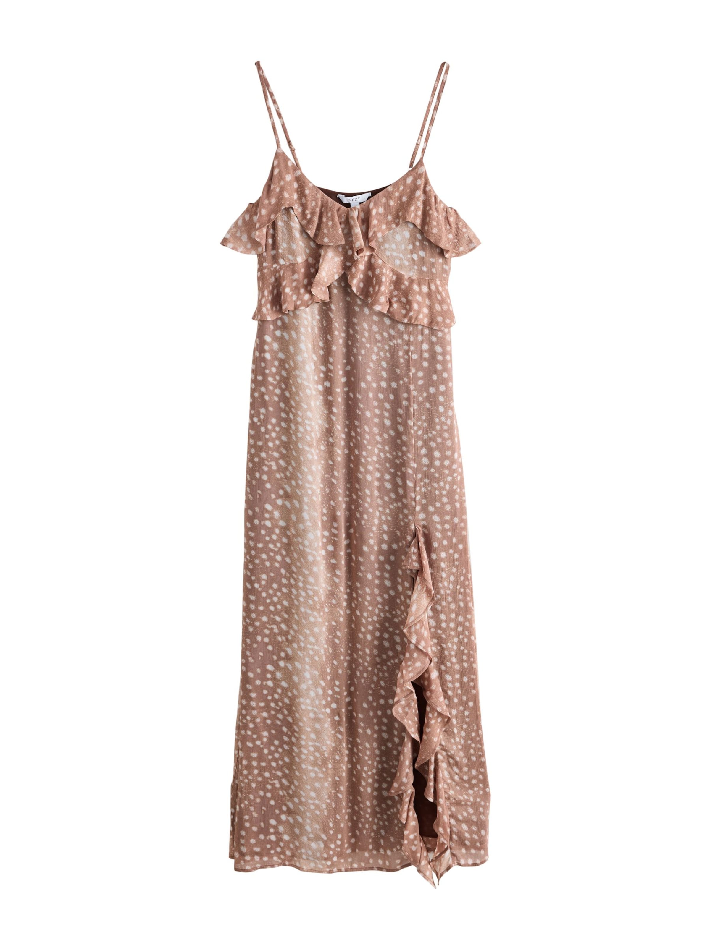 Next - Vestido em castanho: frente