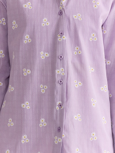 Trendyol Chemisier en jaune / lilas / blanc, Vue avec produit