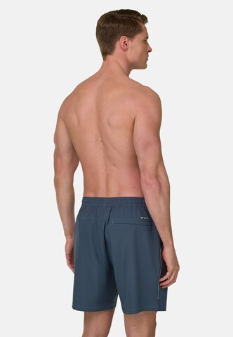 Boggi Milano Zwemshorts 'B Tech' in Blauw