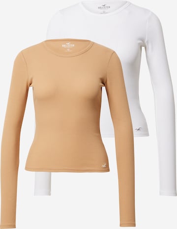 HOLLISTER Shirt in Beige: predná strana