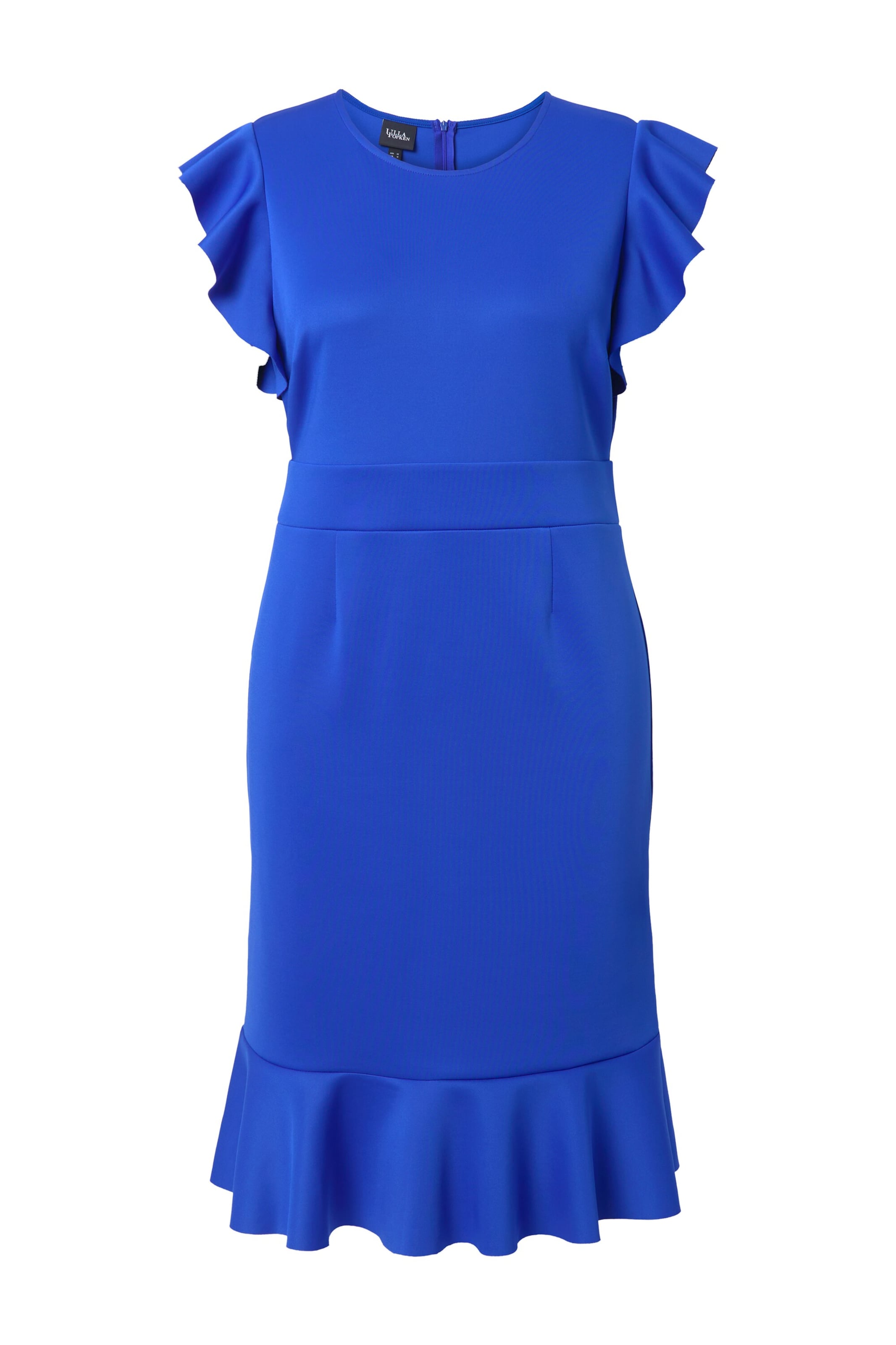 Ulla Popken Etuikleid in Blau: Vorderseite