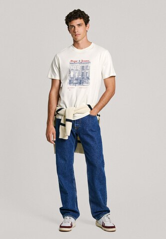 Pepe Jeans Shirt 'SOREN' in Wit