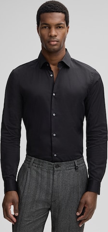 STRELLSON Slim fit Button Up Shirt 'Stan' in Black: front