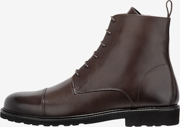 STRELLSON Veterboots 'Jones Andrew' in Bruin: voorkant