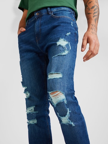 Skinny Jeans de la AÉROPOSTALE pe albastru